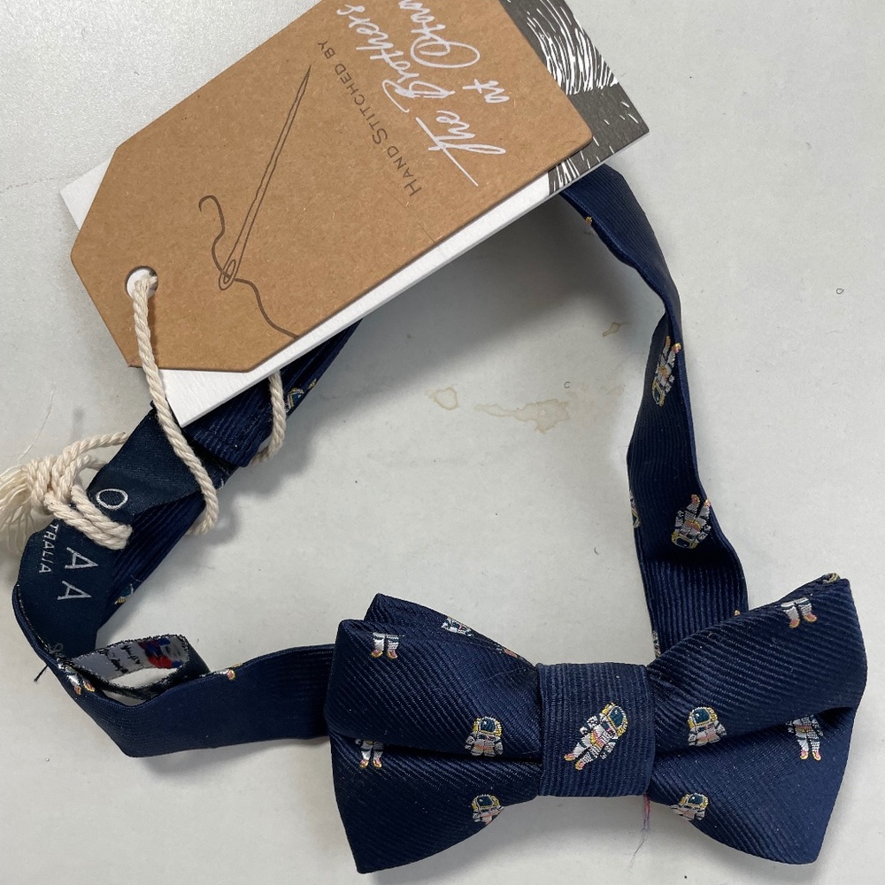 NWT Kids Bowtie Spaceman Graphic